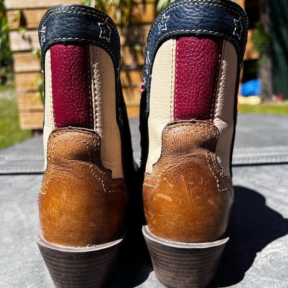 Justin Boots CHELLIE PATRIOT women's size 8.5 B American Sweetie Vote - Picture 7 of 9